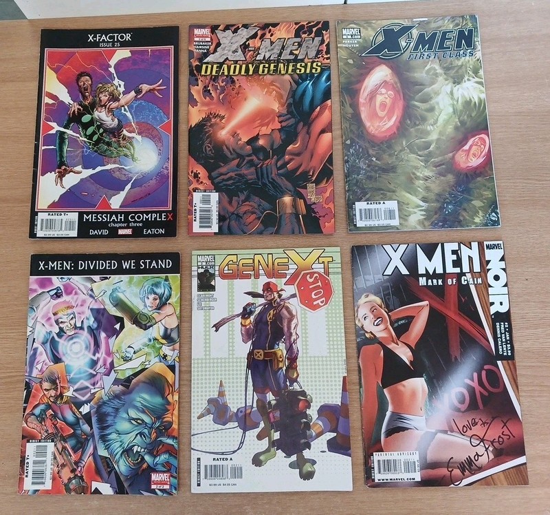 6× Marvel's X-Men Variations and Spin Offs, 2006-2010, X-Men, X-Factor, GeneXt