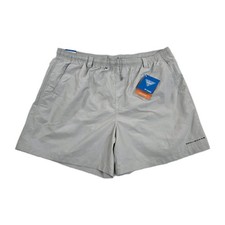 Columbia PFG Shorts Mens XL Gray Backcast IV Omni-Shade Swim Trunks 6 Inseam