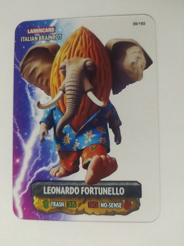 LAMINCARD ITALIAN BRAINROT MULTIVERSE - VENDITA CARTE SINGOLE - Photo 44/165