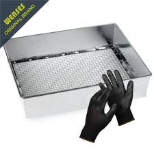 Wenses Original Soil Sifter, Standard Size (12 x 10 in) + Gloves