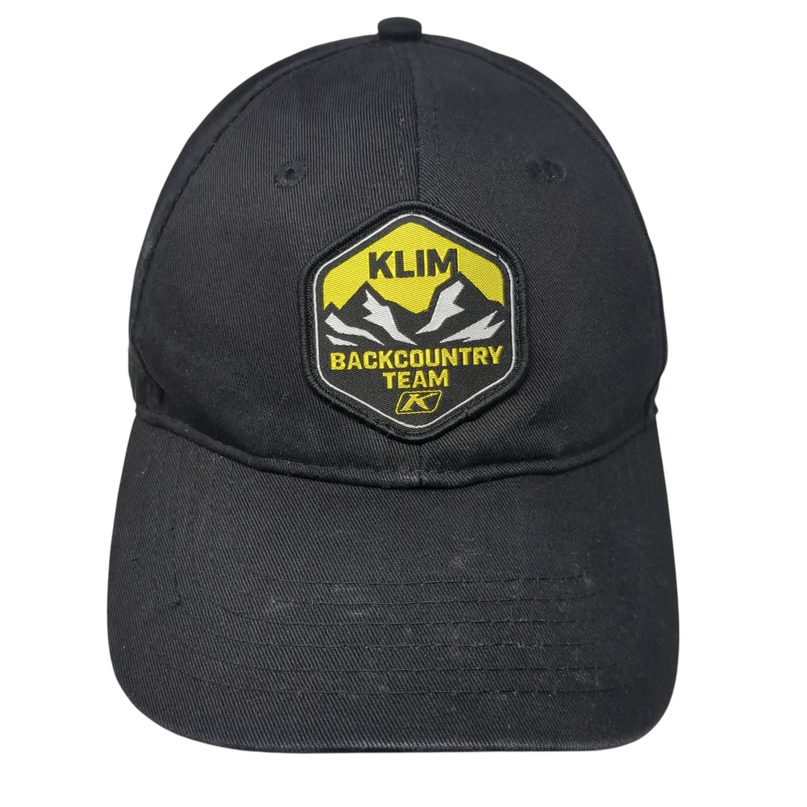Klim Backcountry Team Patch Snapback Hat Black On… - image 1