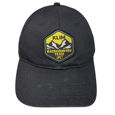 Klim Backcountry Team Patch Snapback Hat Black One Size Adjustable