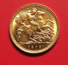 Australia.  1908 Sydney - Half Sovereign.. Full  Lustre - aU-UNC