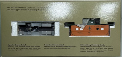 BRAWA/Life-Like H0 8273/0989 Caboose Wagen "Maine Central" neuwertig & OVP | Condition: Gebraucht