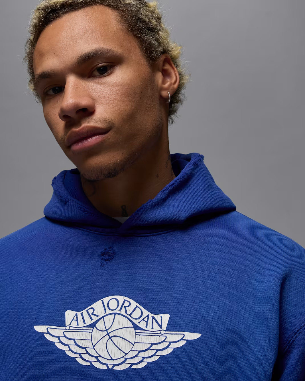 Jordan Rare Air Fleece Pullover Hoodie, Pants, and T-Shirt Royal Small $345 image 6