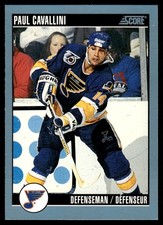 1992-93 Score !!!! Paul Cavallini St. Louis Blues #22