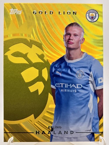2026/27 Topps Premier League Erling Haaland Gold Lion Insert Man City #GL14