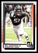 2025 Donruss #62 Will Anderson Jr.