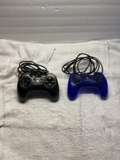 Logitech Video Game Controller Precision Model G-UG15 Blue Wired USB Lot 2 Black