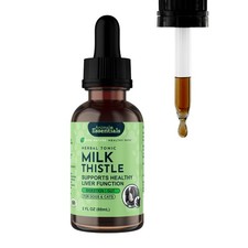 Animal Essentials Milk Thistle Liver Support for Dogs and Cats, 2 fl oz - Mad...