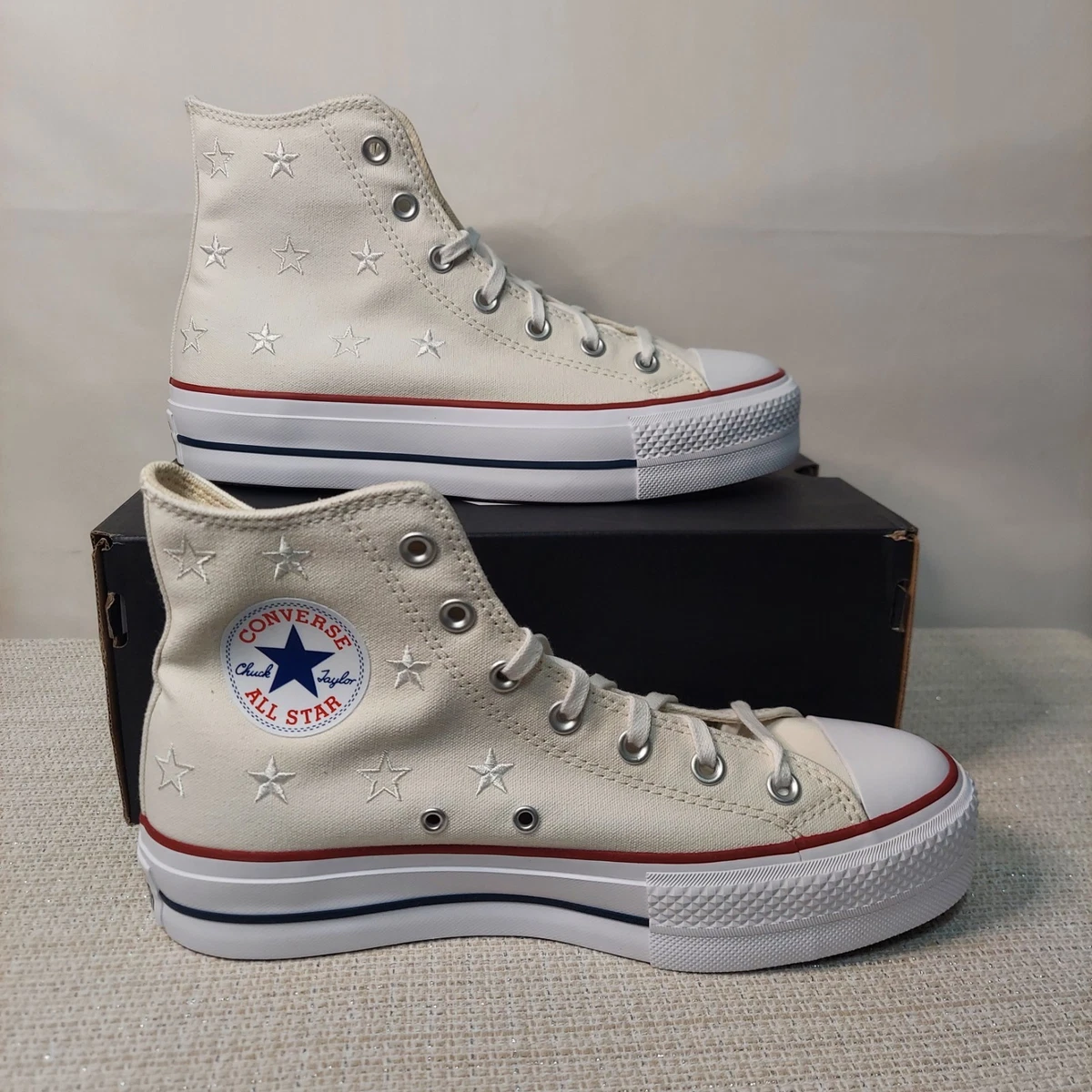 Converse Chuck Taylor All Star Lift Platform Archive Stars W for