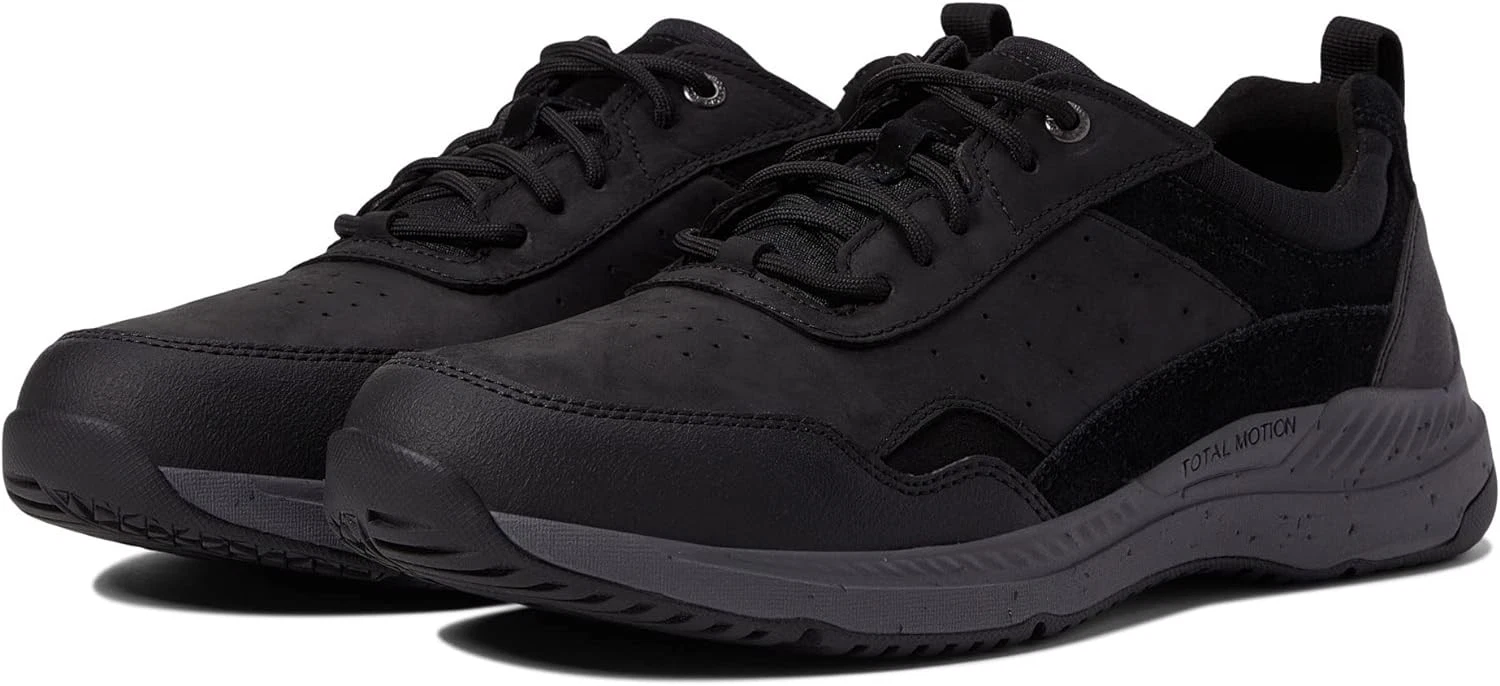 Rockport Men's Total Motion Trail Waterproof Ubal Black Sneakers 9M