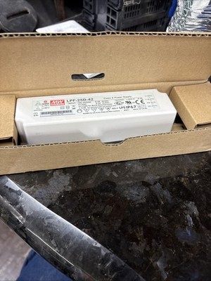 Mean Well LPF-25D-42 Power Supply 25W 42V - Dimmable (4 W No Box) (Shelfware)