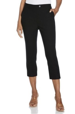 Rafaella Women's Stretch Capri Pant Black Size 10