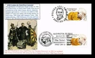 US COVER NOBEL PRIZE 100TH ANNIVERSARY FDC SWEDEN JOINT ISSUE COMBO DUAL CANCEL