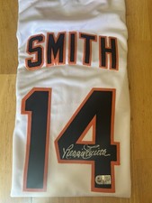 NEW Autographed Reggie Smith San Francisco Giants Jersey SWAU Authenticated