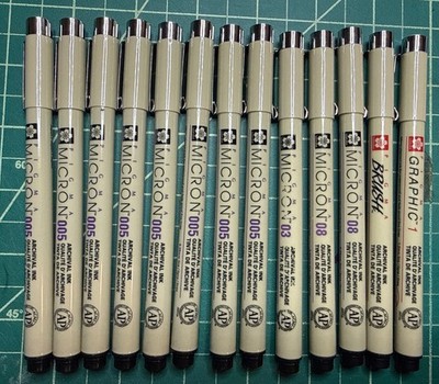 Pigma Micron Pens
