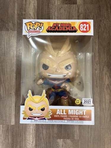 Funko Pop 821 My Hero Academia All Might Funimation 2021 Exclusive GID