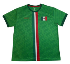 Mexico National Team Soccer Jersey Men's XL Green Striker Football Futbol Shirt