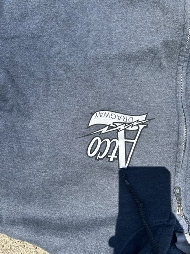 Official Atco Dragway Sweatshirt Hoodies Zip NHR Nationals Dragster Funny Car A - Picture 6 of 10