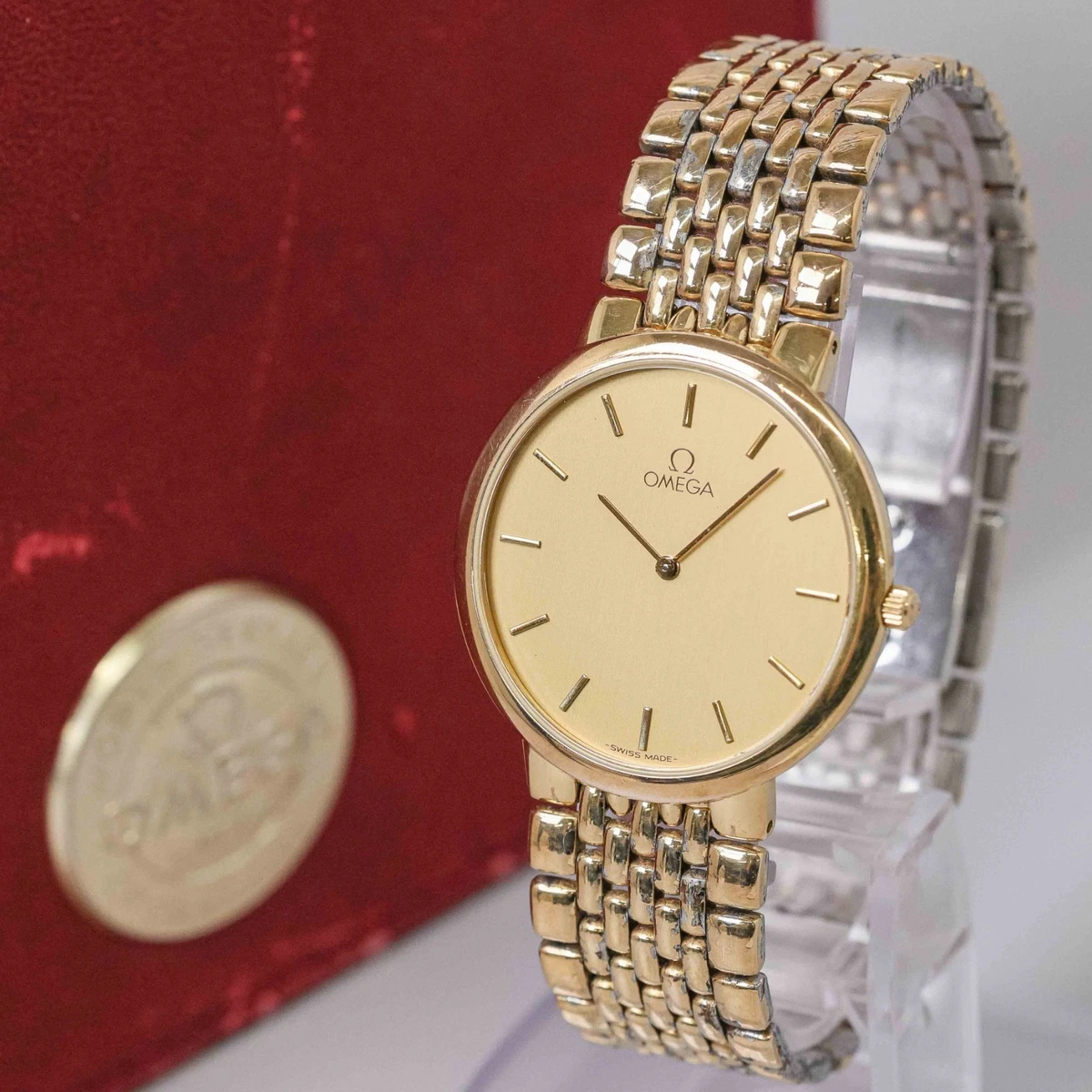 Gold OMEGA De Ville Men Wristwatches for sale | eBay