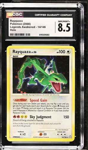 Rayquaza graded CGC 8.5 for sale on eBay