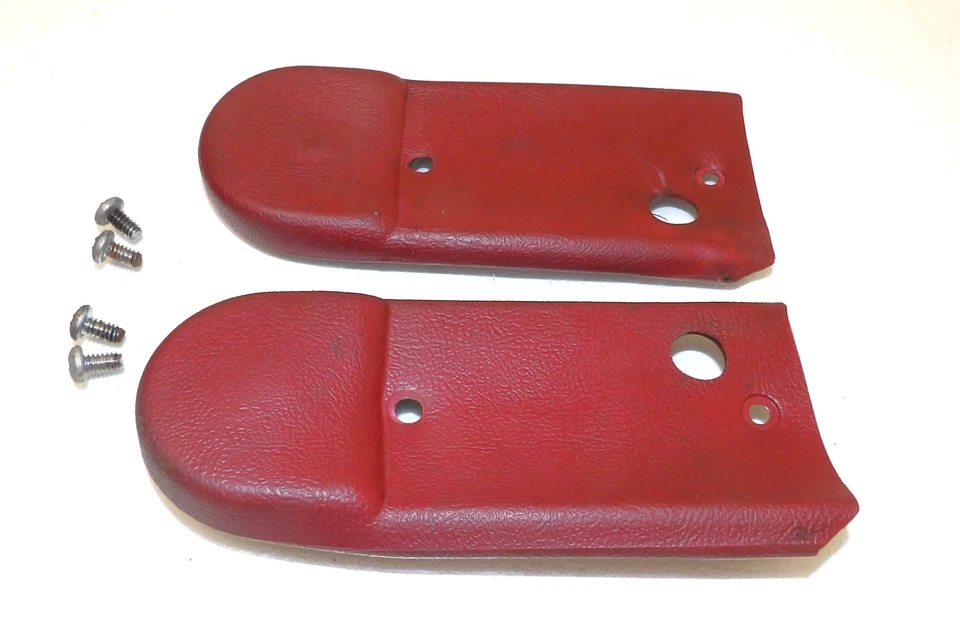 1965-1970 Mustang Coupe Converter Cougar ORIGEM BANCO VERMELHO APOIO DE BRAÇO CAPAS PIVÔ - Imagem 3 de 4