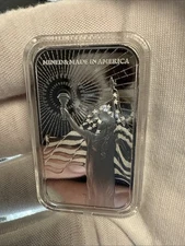 1 oz Silver Bar - Asahi American Reserve Columbia Goddess .999 Fine