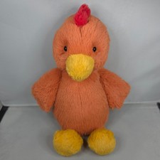Jellycat - Bashful Rooster - Medium Plush Soft Toy 12" Retired Orange Chicken