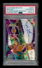 2019-20 Panini Spctr Ills Lgnds Clstl: Rick Fox /75 Auto PSA AUTHENTIC AUTO 10