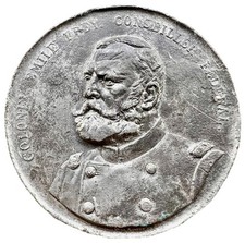 Swiss  Medal  Oberst Emil Frey, Schweizer Minister 1882&ndash;1886 98.5g 61.2mm