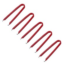 IC Puller Chip Extractor Stainless Steel with Vinyl U Insulated Red 5 Pcs