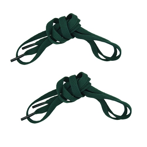 Flat Shoelace 8 mm Hunter Green Athletic Sneakers 27",36",45",54",63" - Picture 2 of 2