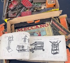 1915 Meccano #2X ERECTOR SET With Complete In...