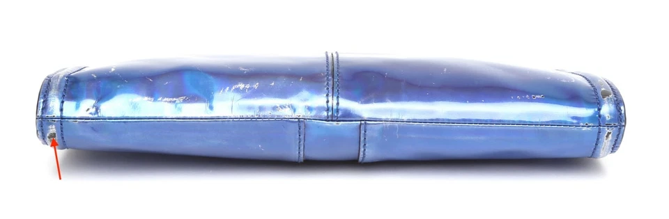 Женский однотонный синий клатч Milly V3701 - Изображение 4 из 4