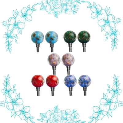 Interchangeable Glass Bead Stoppers ~ 3 sizes by HiyaHiya