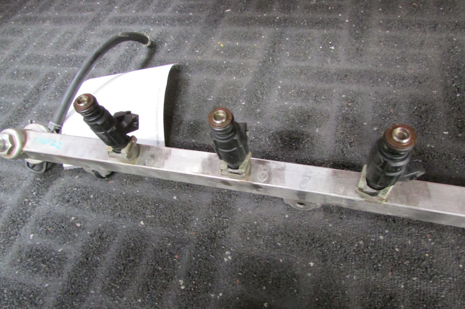 Lamborghini Gallardo, RH, Right Fuel Rail, With Injectors, Used, P/N 07L133681F