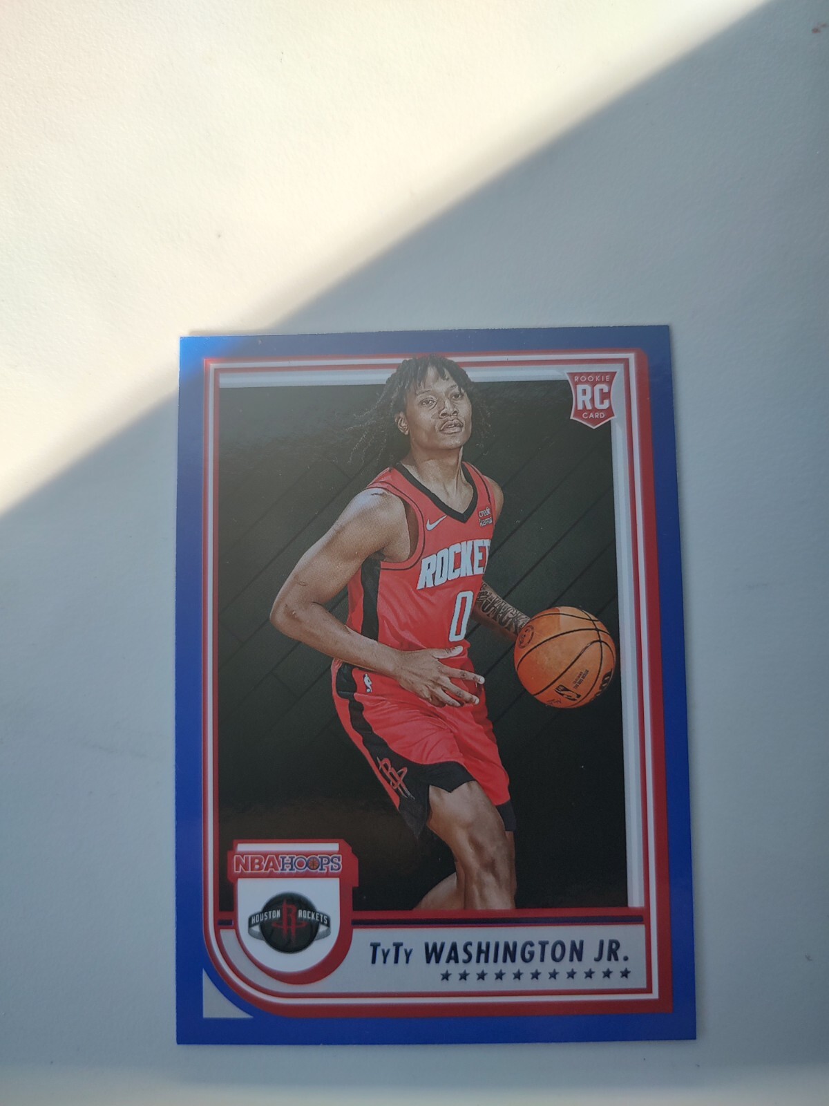 2022-23 Panini NBA Hoops - Rookies Blue #258 TyTy Washington Jr. (RC)(JGA)