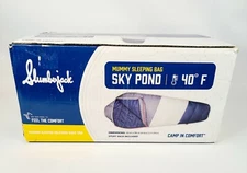 Slumberjack Sy Pond 40F Mummy Sleeping Bag, Double Sliding Zippers, 34"×88" NEW