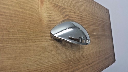 Pack of 6 Chrome Finish Cup Handles Modern Style 64mm Screw Centres CEN042 - 第 1/5 張圖片