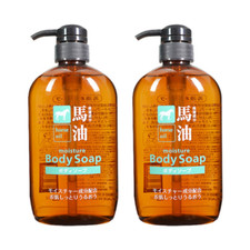 Horse Oil Moisture Body Soap 600ml Pack of 2 Imported from Japan