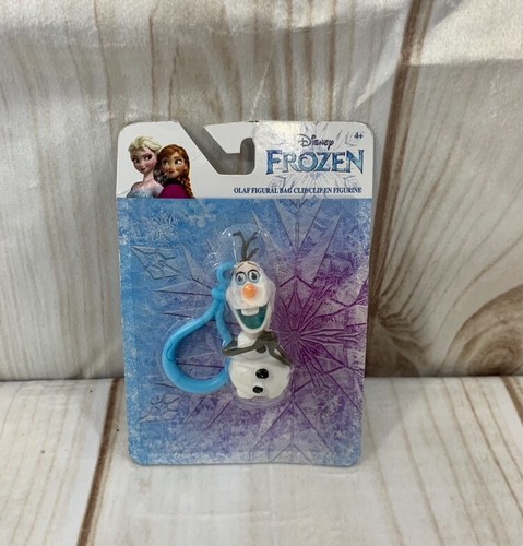 Disney Frozen Olaf Figural Bag Clip Keychain Figurine NEW IN SEALED PACKAGE