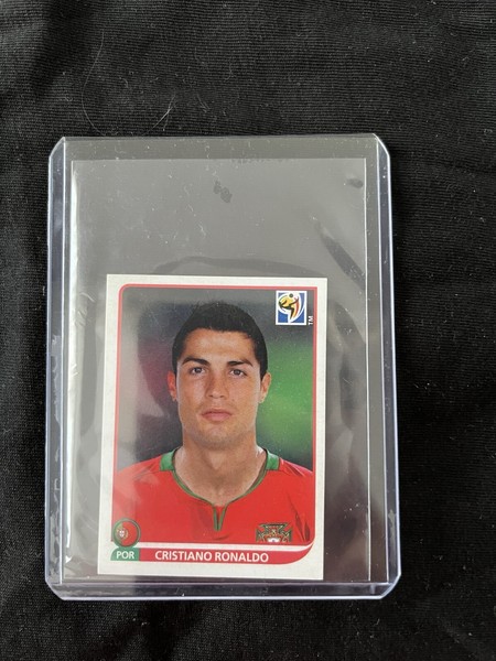 Cromo Sticker Cristiano Ronaldo Portugal World Cup Mundial 2010 Estampa football