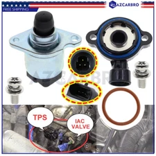 Throttle Position Sensor+TPS Idle Air Control Valve For Chevy GMC Buick Cadillac