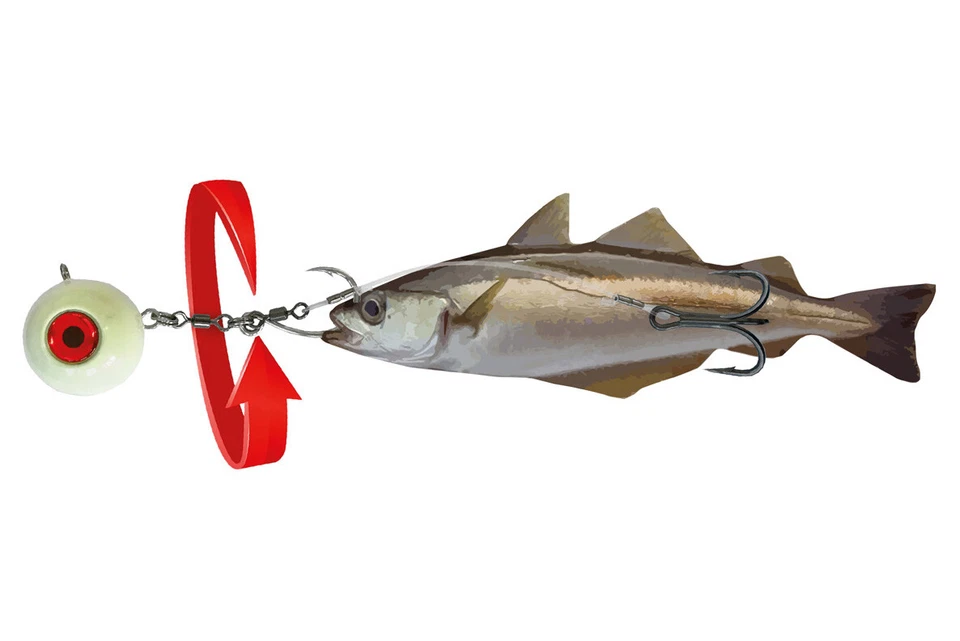 Spro Salty Beast Halibut 360° Rig Köderfischsystem Norwegen Heilbutt Dorsch - Bild 3 von 4