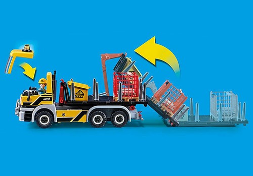 Playmobil City Action Camion avec benne et plateforme interchangable 70444 - Picture 5 of 5