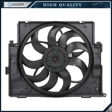 Electric Radiator Cooling Fan Assembly For 2013 2014 2015-2017 BMW 320i xDrive