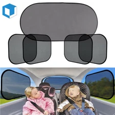 5 PCS Car Side Rear Window Mesh Screen Sun Shade Cover Windshield Sun UV Visor