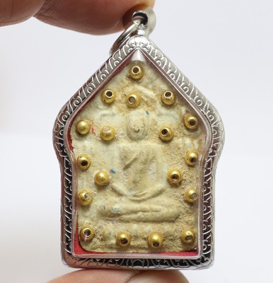 LP TIM BLESS 1972 KHUNPAEN PONG PRAI KUMAN THAI BUDDHA MAGIC TAKRUT IMAGE AMULET