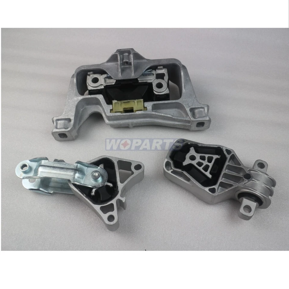 Montaje de puntal de par y amplificador de motor de 3 piezas apto para Mercedes-Benz B250/CLA 250/CLA45 AMG Foto 2 de 4